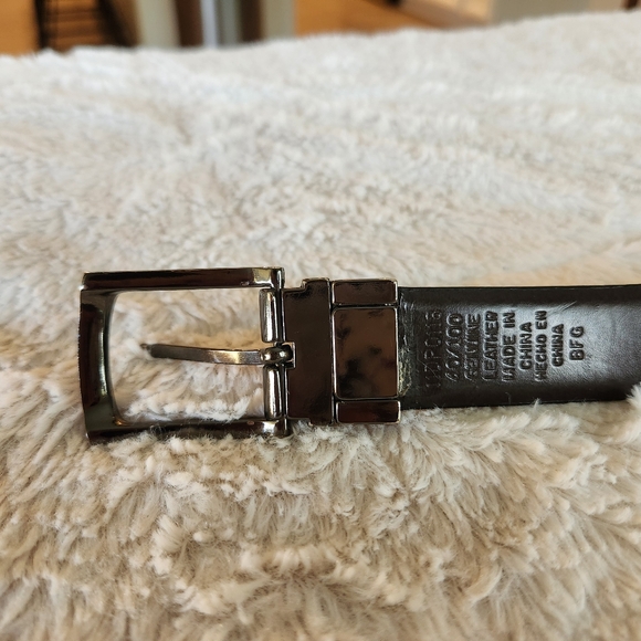 Dockers Men's Leather Reversible Belt Black Brown Business Office OS - Picture 3 of 8